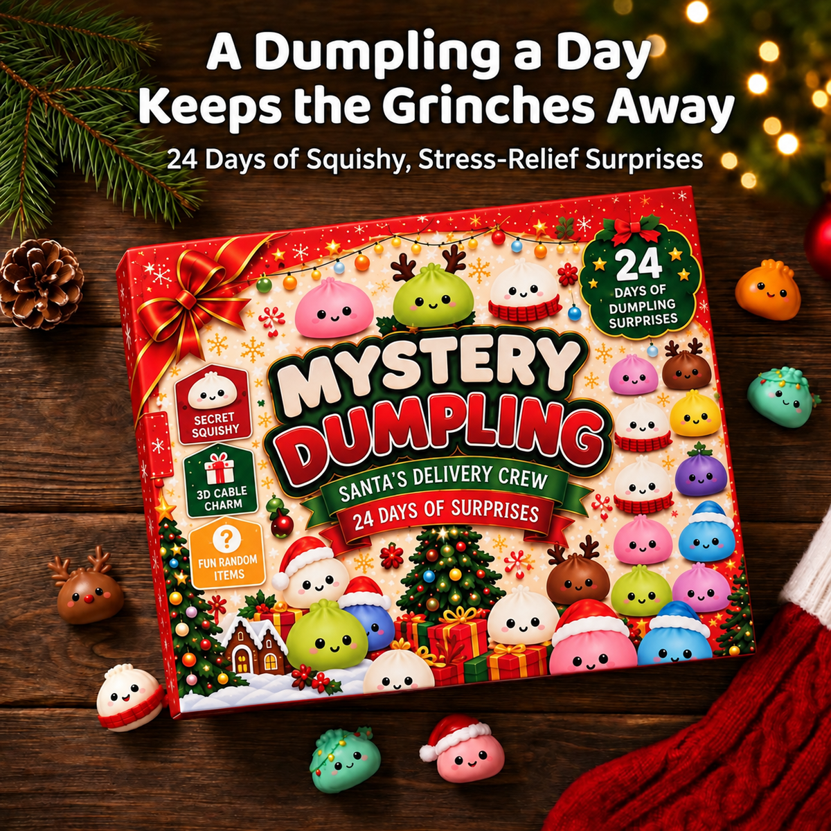2026 Dumpling Squishy  Calendar