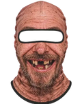 Uncle Gums toothless grin mask, front view